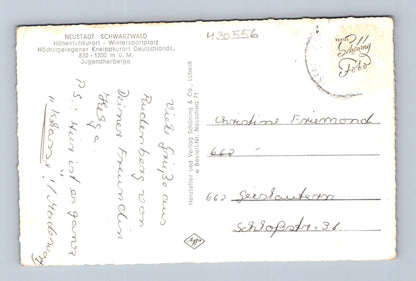 Pohlednice Německo Neustadt Schwarzwald Jugendherberge (M30556)