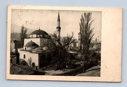 Pohlednice Bosna a Hercegovina Sarajevo mešita 1913 (M30562)