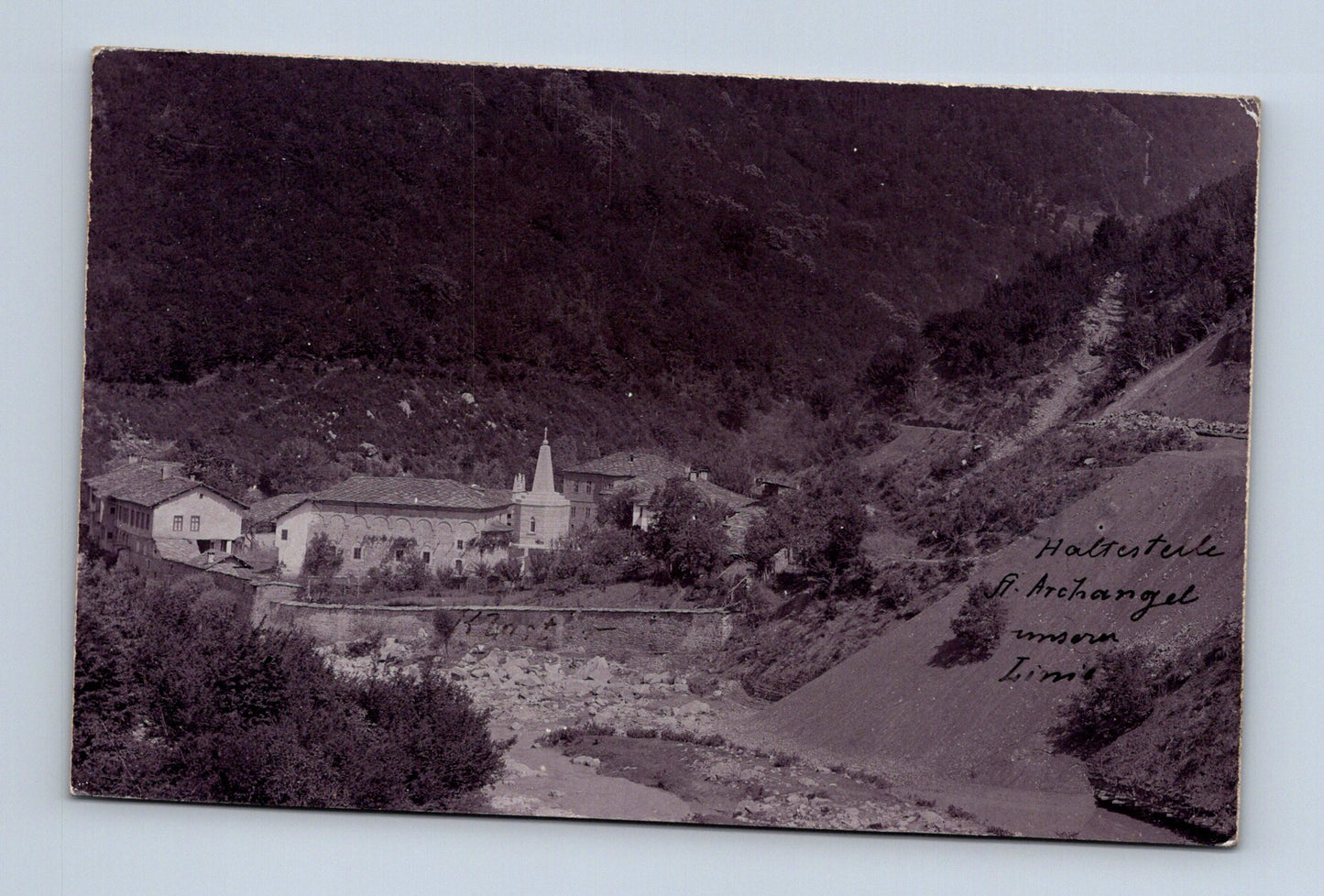 Pohlednice Bulharsko horská krajina Archangel 1911 (M30564)