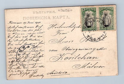 Pohlednice Bulharsko horská krajina Archangel 1911 (M30564)