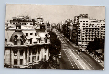 Pohlednice Rumunsko Bukurešť B-dul Nicolae Bălcescu 1967 (M30566)