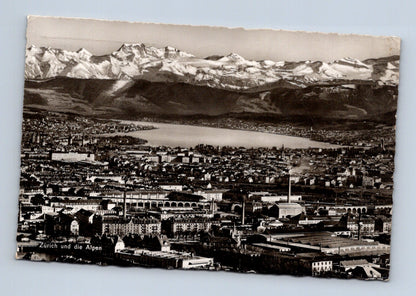 Pohlednice Švýcarsko Zürich Alpy 1939 (M30567)