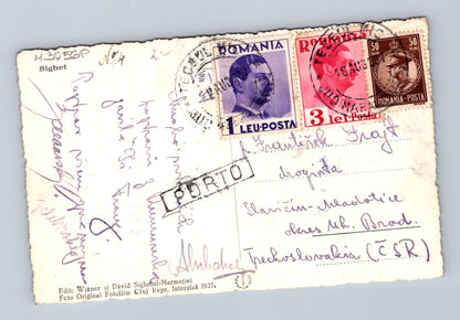 Pohlednice Rumunsko Sighet-Maramureş, Malul Izel 1937 (M30568)