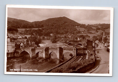 Pohlednice Velká Británie Llangollen most a město (M30585)
