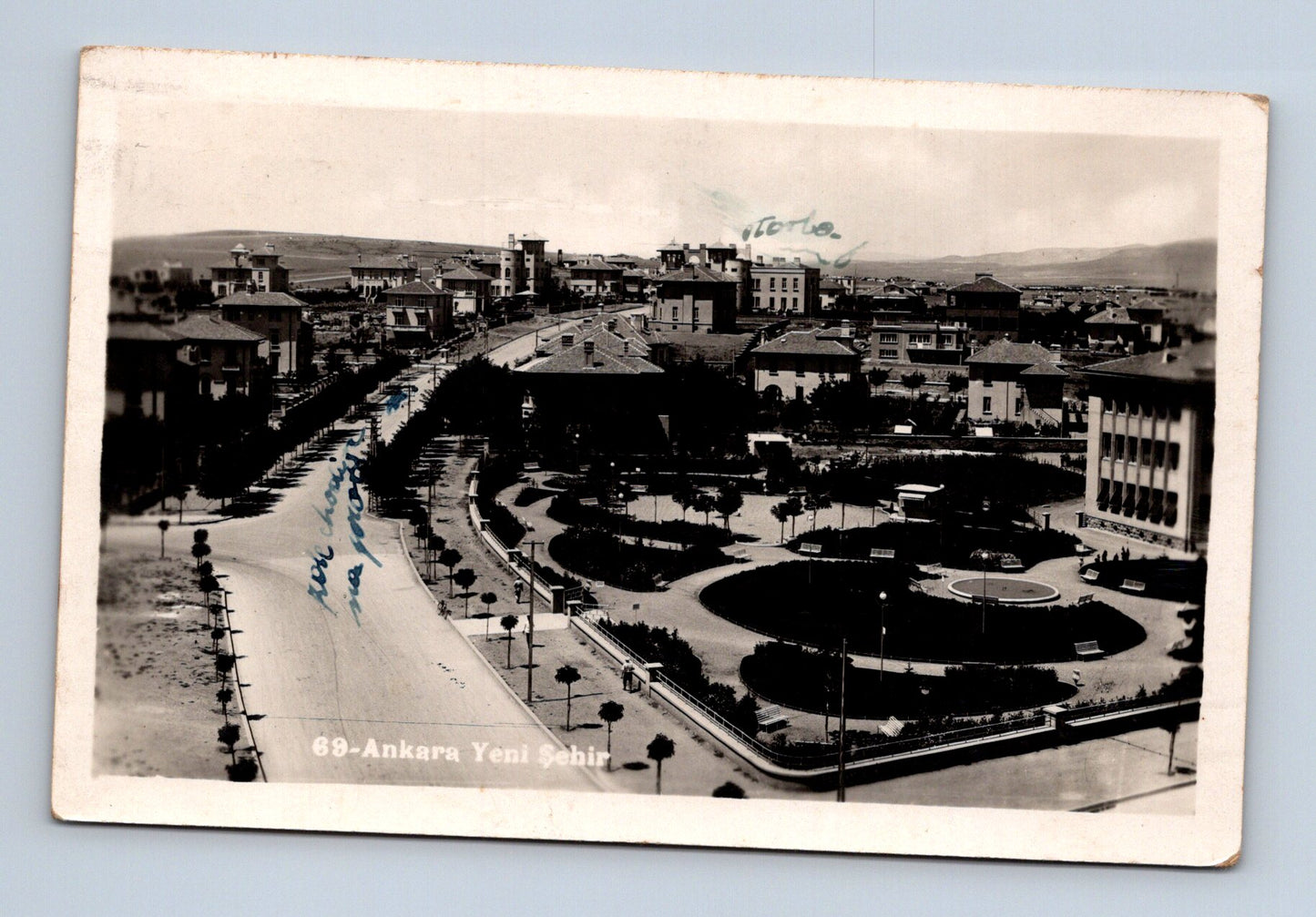 Pohlednice Turecko Ankara Yeni Şehir 1934 (M30596)