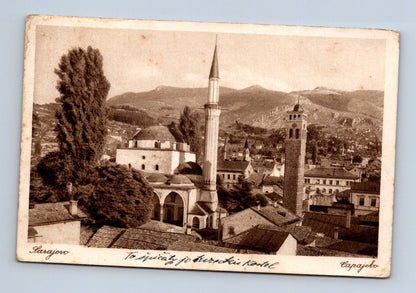 Pohlednice Bosna a Hercegovina Sarajevo Begova džamija 1928 (M30597)