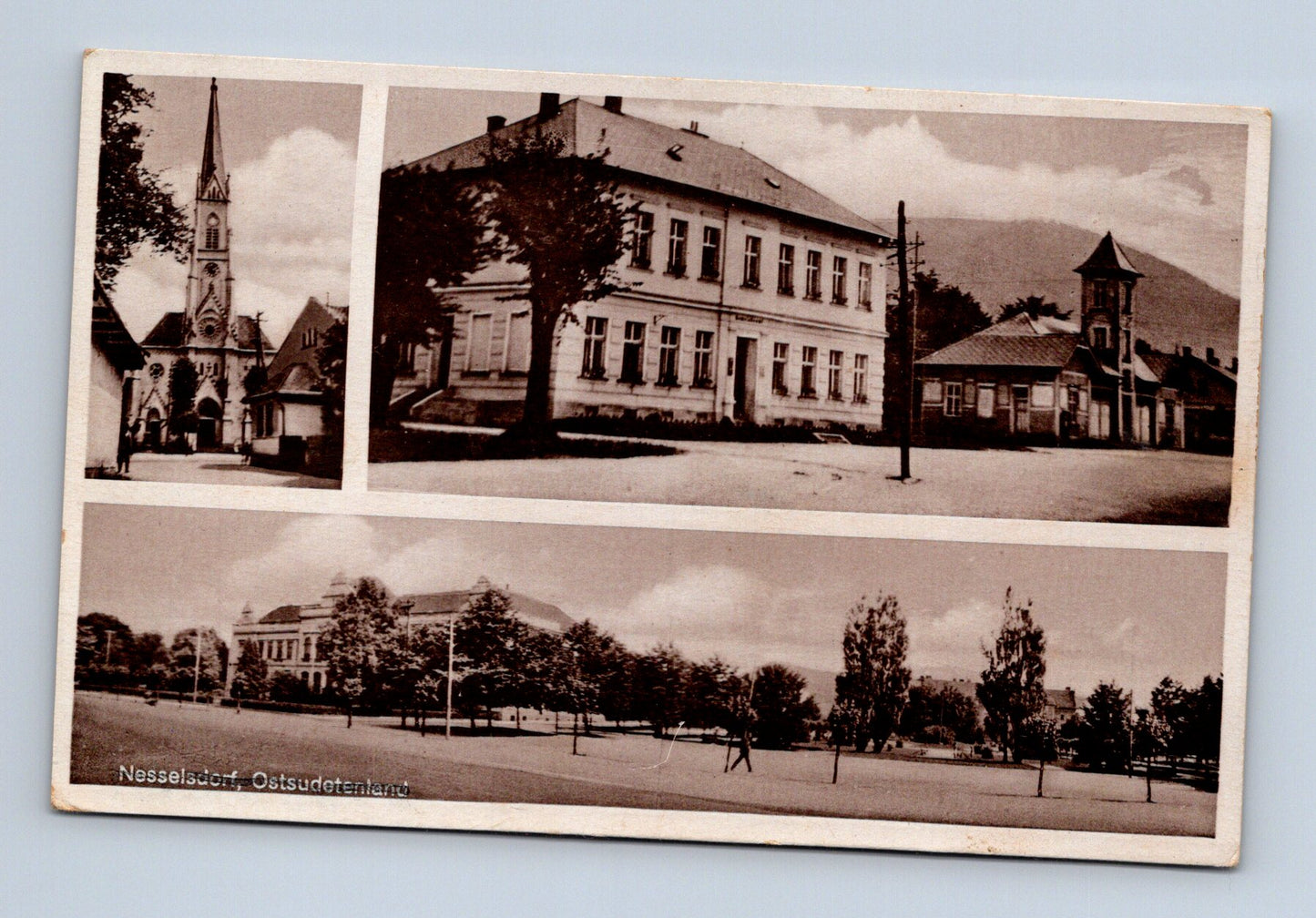 Pohlednice Kopřivnice (Nesselsdorf) multi-pohled 1935 (M30600)