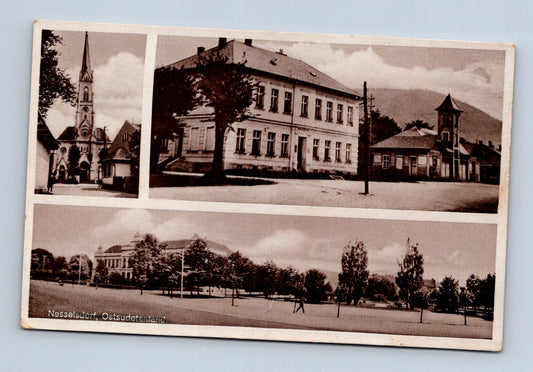 Pohlednice Kopřivnice (Nesselsdorf) multi-pohled 1935 (M30600)