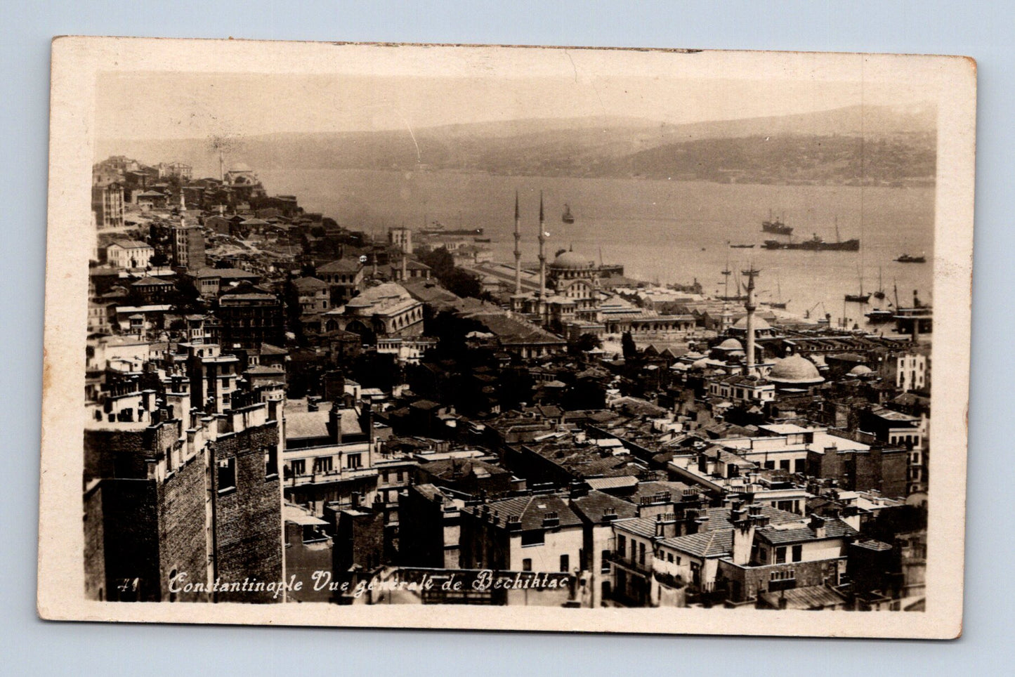 Turecko Konstantinopol Beşiktaş panoramatický pohled (M30604)