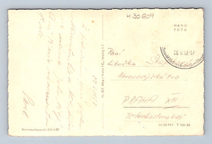 Pohlednice Německo Pillnitz zámek letecký pohled 1938 (M30609)