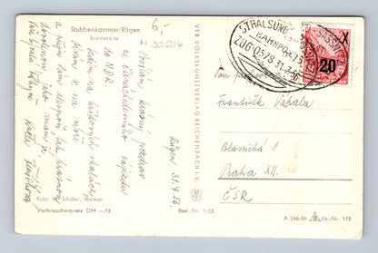 Pohlednice Německo Rujana Stubbenkammer Kreideküste 1956 (M30614)