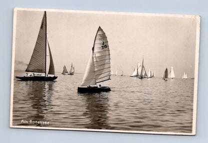 Pohlednice Bodensee plachetnice regata 1918 (M30617)