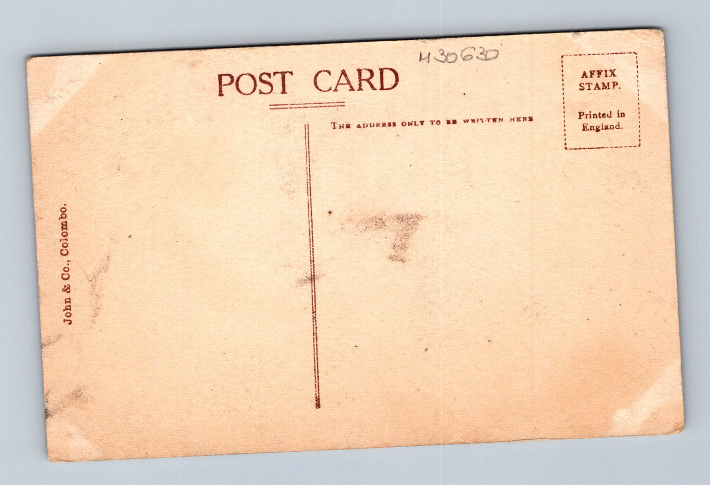 Pohlednice Cejlon Mt. Leveriya Hotel a mořské pobřeží (M30630)