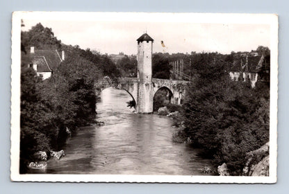 Pohlednice Francie Orthez Pont Vieux 1956 (M30639)