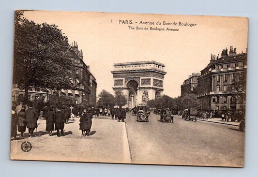 Francie Paříž Vítězný oblouk Avenue du Bois-de-Boulogne (M30640)