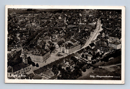 Pohlednice Německo Fürth letecký pohled 1943 (M30646)
