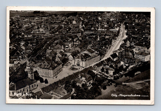 Pohlednice Německo Fürth letecký pohled 1943 (M30646)