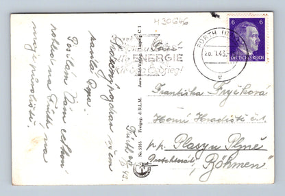 Pohlednice Německo Fürth letecký pohled 1943 (M30646)