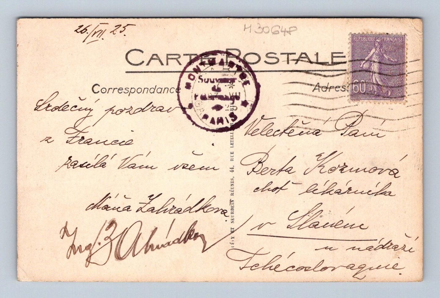 Pohlednice Francie Paříž Place Vendôme Kolona 1925 (M30648)
