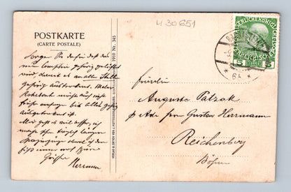 Pohlednice Rakousko Badgastein vodopád 1908 (M30651)