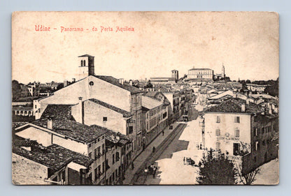 Pohlednice Itálie Udine panorama Porta Aquileia (M30652)