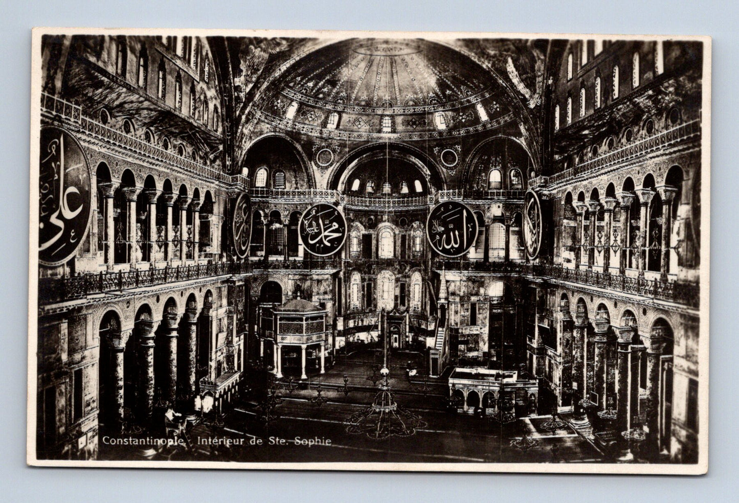 Pohlednice Turecko Istanbul Hagia Sophia interiér (M30660)