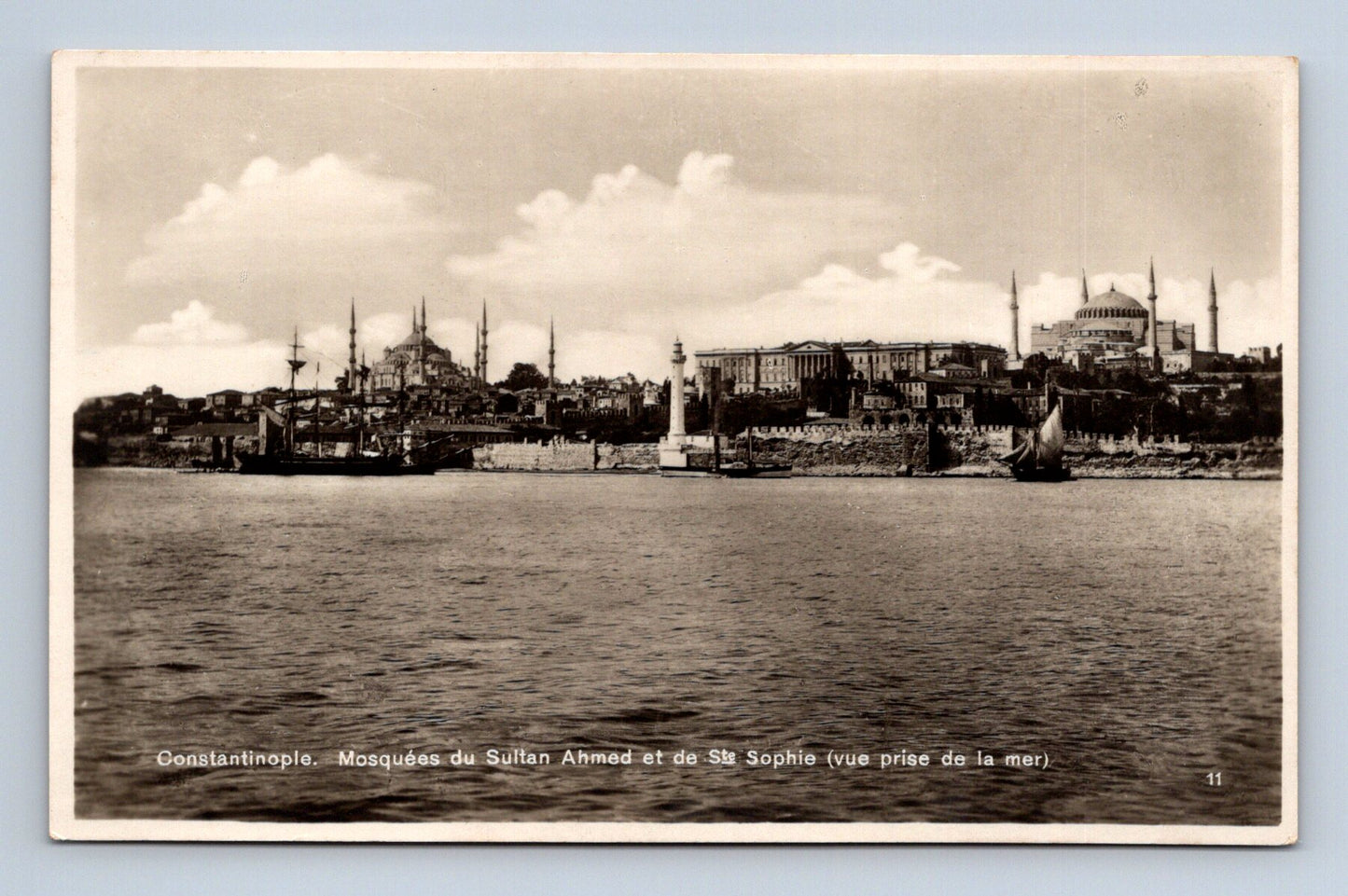 Turecko Konstantinopol mešity Sultan Ahmed a Hagia Sofia (M30662)