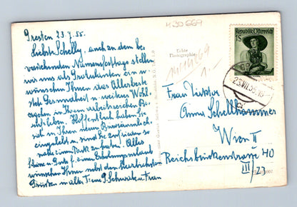 Pohlednice Rakousko Sommerfrische Cresten N.Ö. 1955 (M30669)