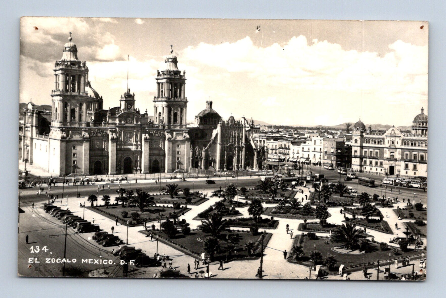 Pohlednice Mexiko El Zocalo Mexico City (M30671)