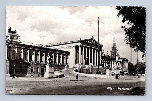 Pohlednice Rakousko Vídeň Parlament 1955 (M30686)