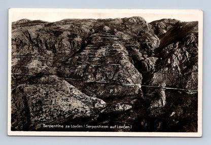 Pohlednice Černá Hora Serpentine za Lovćen (M30689)