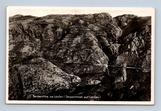 Pohlednice Černá Hora Serpentine za Lovćen (M30689)
