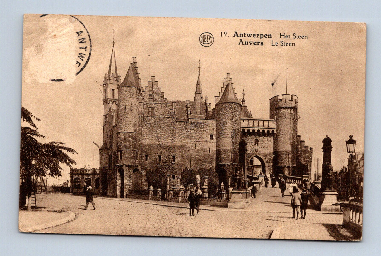 Pohlednice Belgie Antwerpen hrad Het Steen (M30709)