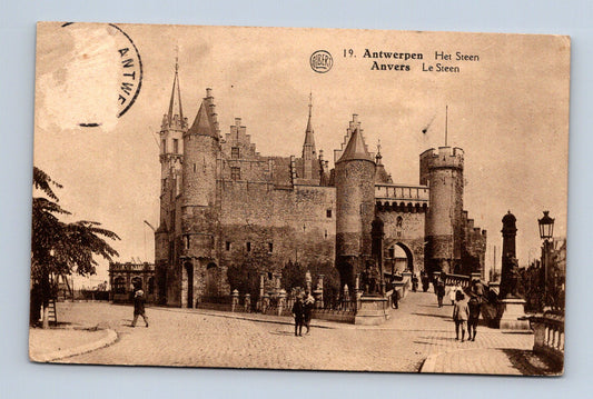 Pohlednice Belgie Antwerpen hrad Het Steen (M30709)