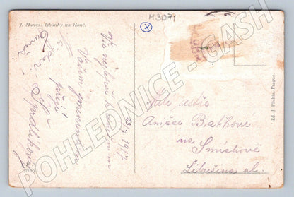 Postcard Josef Mánes Honeymoon at Hana Painting 1917 (M3071)