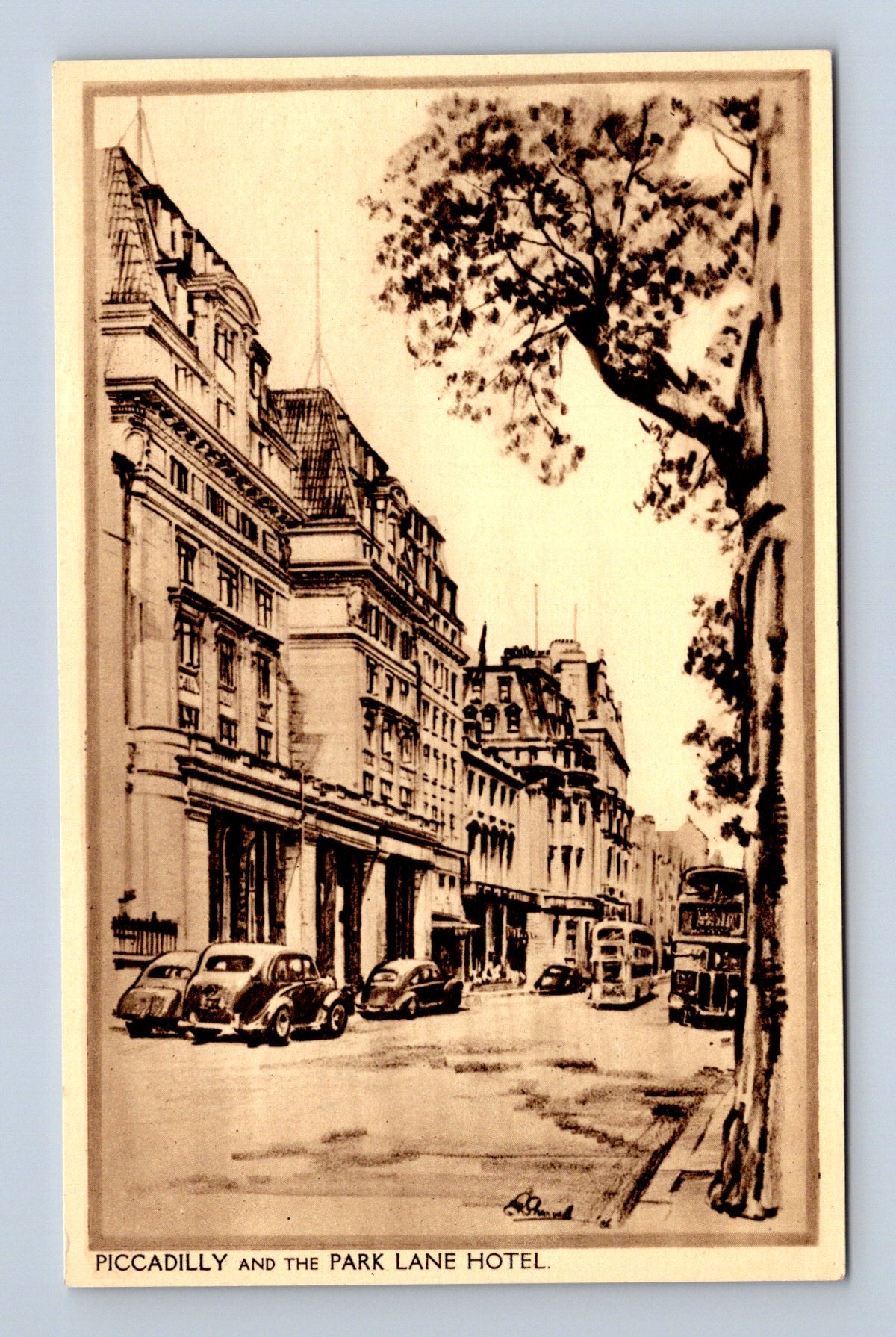 Pohlednice Velká Británie Piccadilly Park Lane Hotel (M30712)