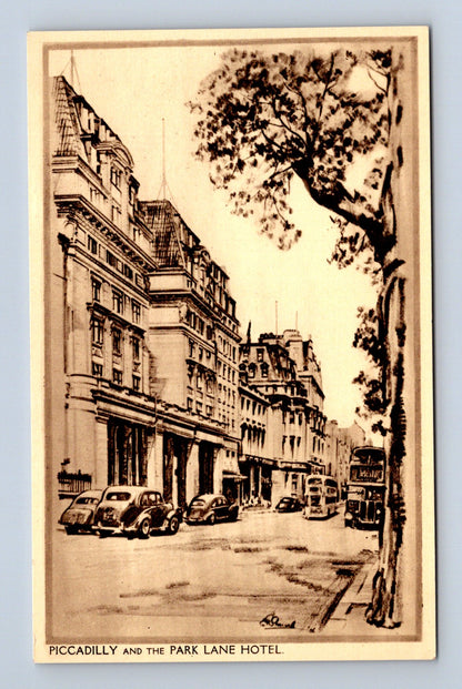 Pohlednice Velká Británie Piccadilly Park Lane Hotel (M30712)