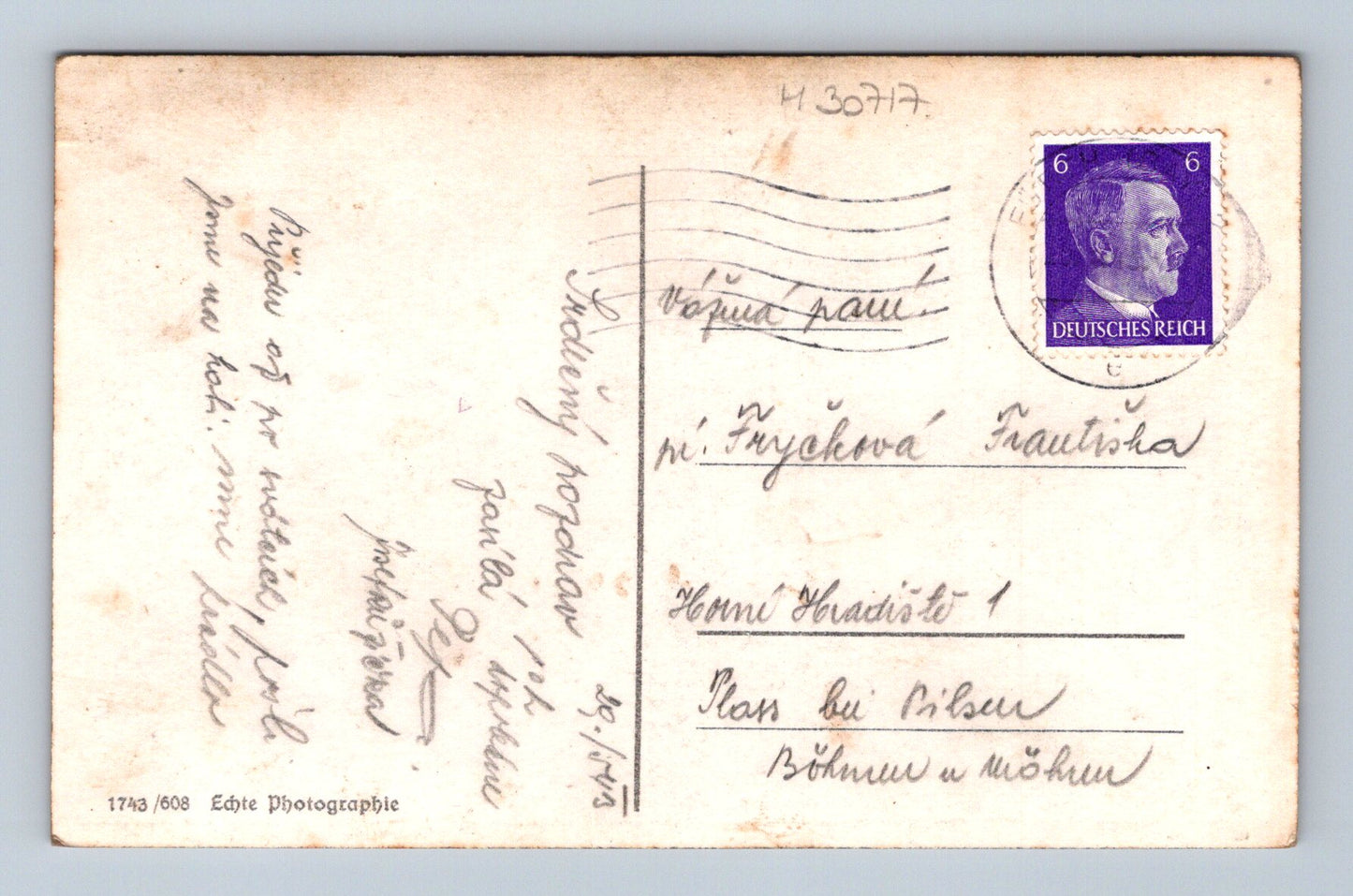Pohlednice Německo Norimberk Hans Sachs-Haus 1941 (M30717)