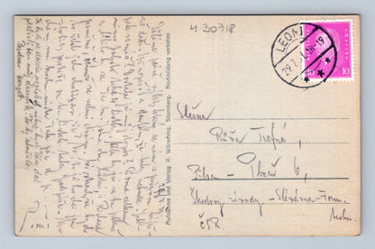 Pohlednice Německo Starnberg jezero Alpy 1919 (M30718)