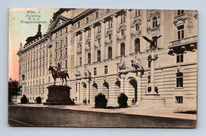 Pohlednice Rakousko Vídeň Stubenring Kriegsministerium 1908 (M30720)