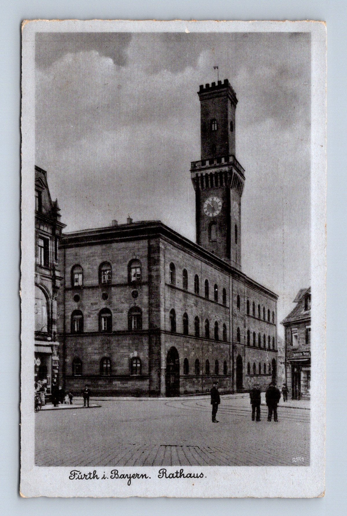 Pohlednice Německo Fürth Rathaus 1943 (M30723)