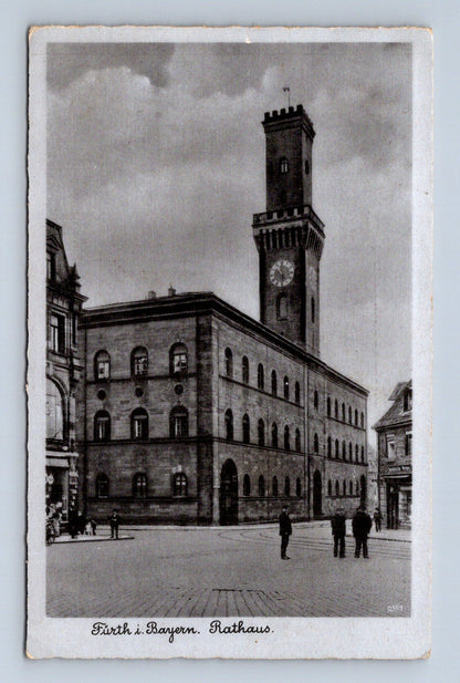 Pohlednice Německo Fürth Rathaus 1943 (M30723)