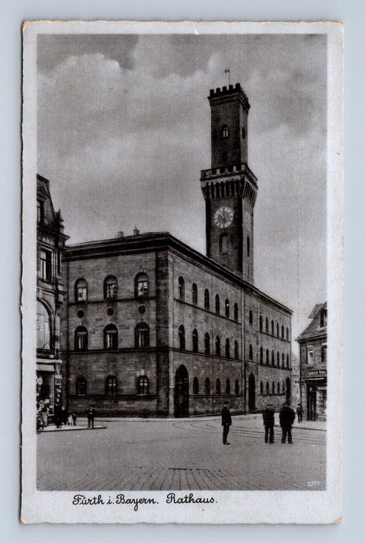 Pohlednice Německo Fürth Rathaus 1943 (M30723)