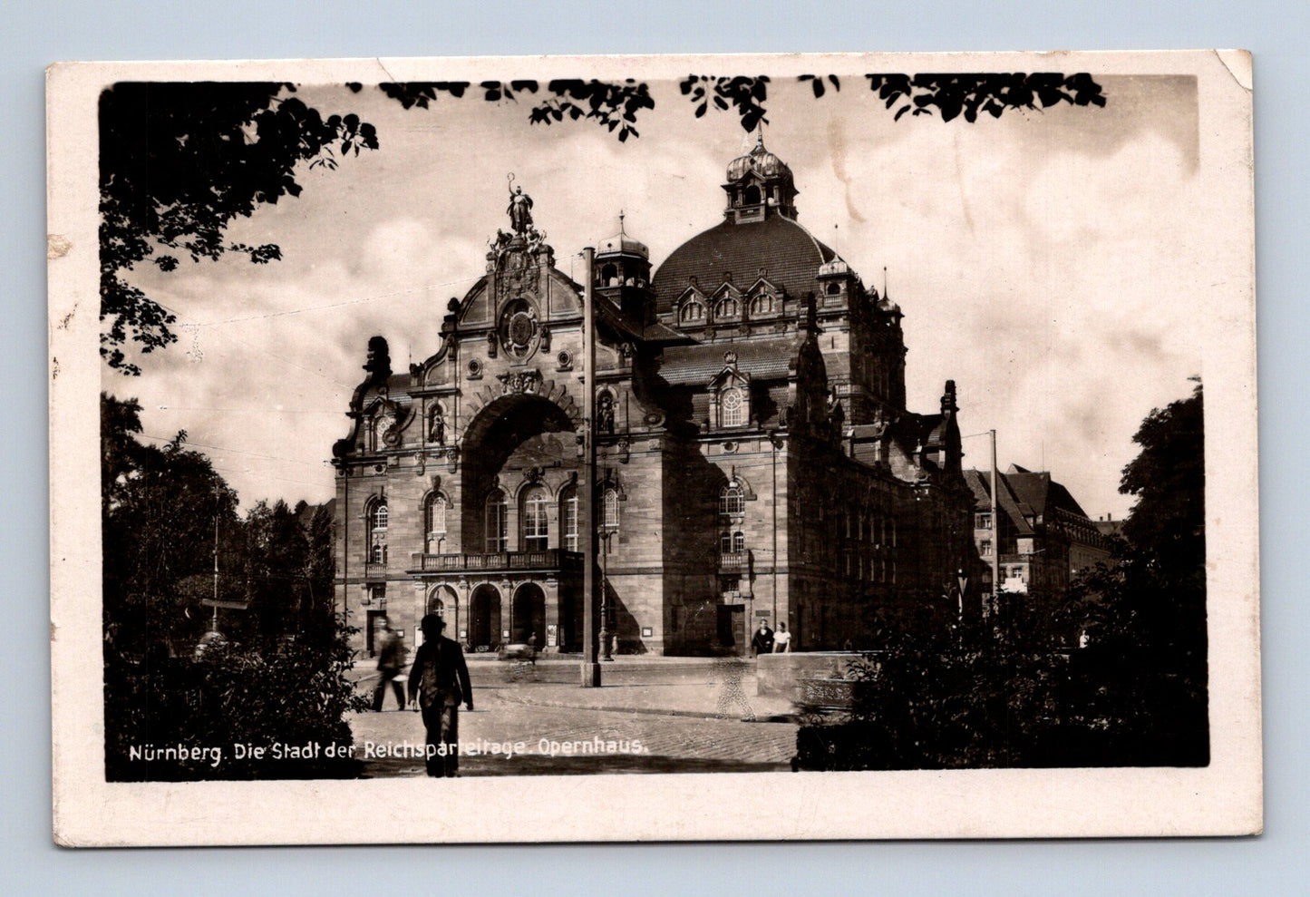 Pohlednice Německo Norimberk Opernhaus 1932 (M30726)