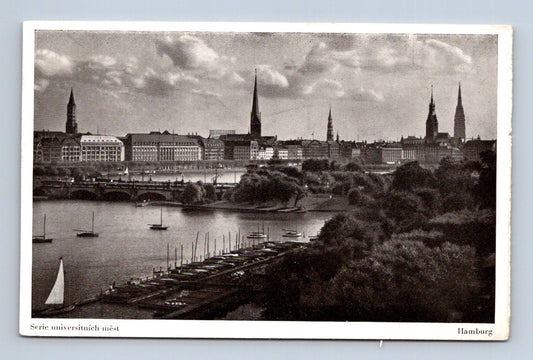 Pohlednice Německo Hamburg panorama (M30739)