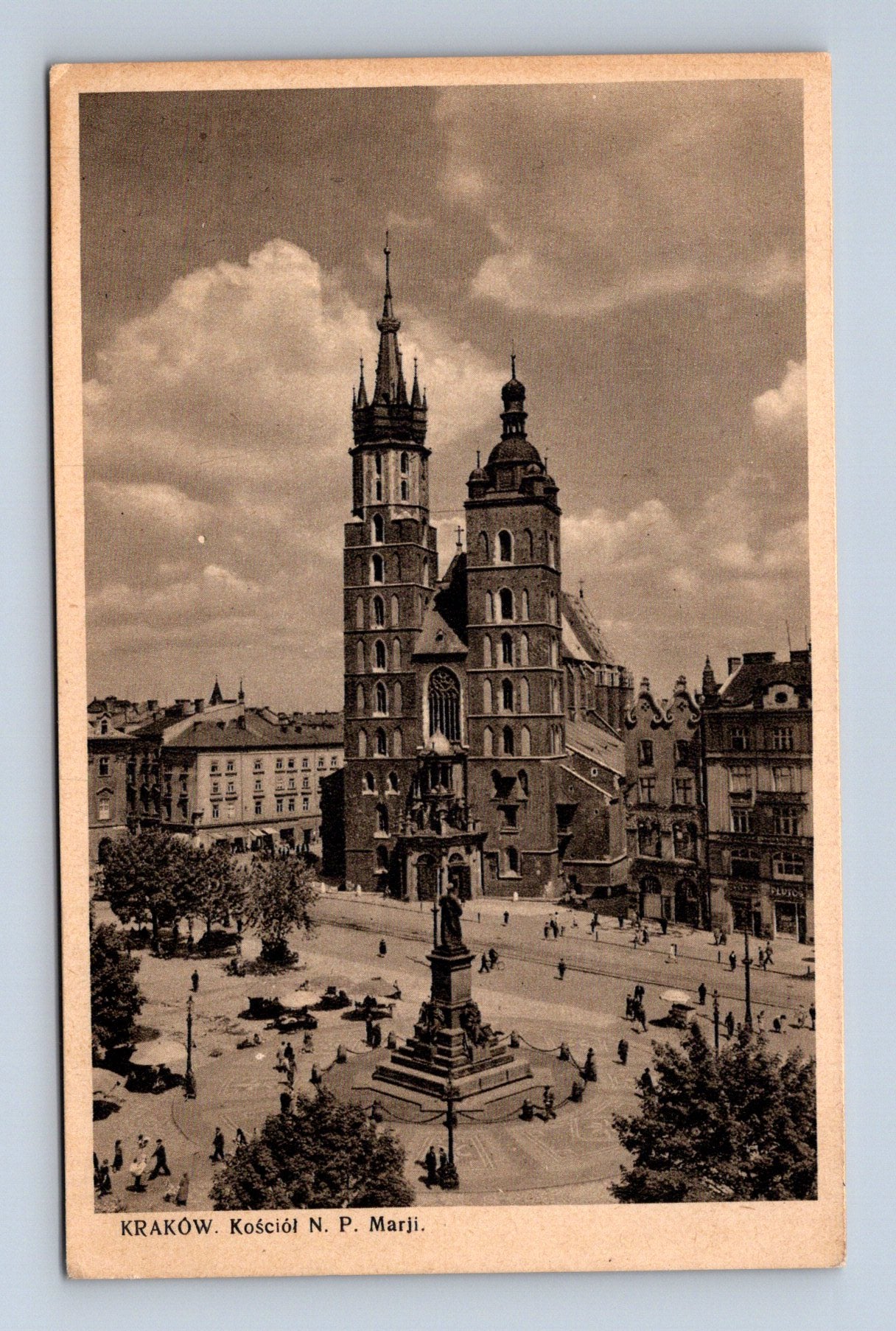 Pohlednice Polsko Krakow Kostel Panny Marie (M30740)