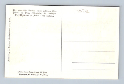 Praha Malá Strana Gasthof U zlatého jednorožce Beethoven (M30742)