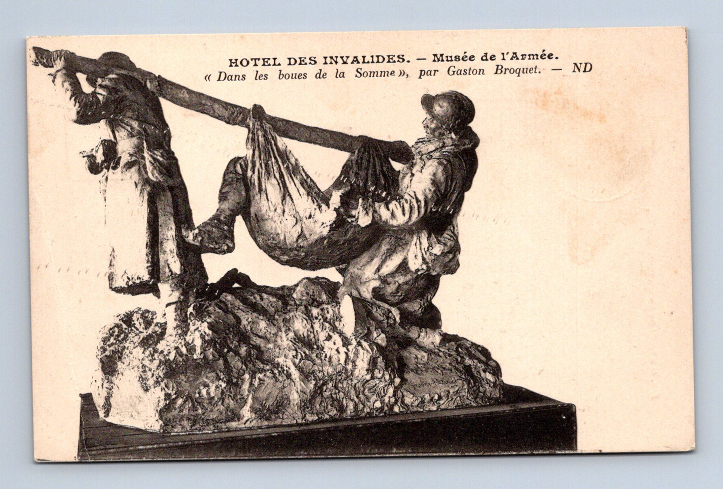 Pohlednice Francie Paříž invalidovna socha Somme (M30743)