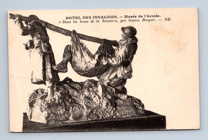 Pohlednice Francie Paříž invalidovna socha Somme (M30743)