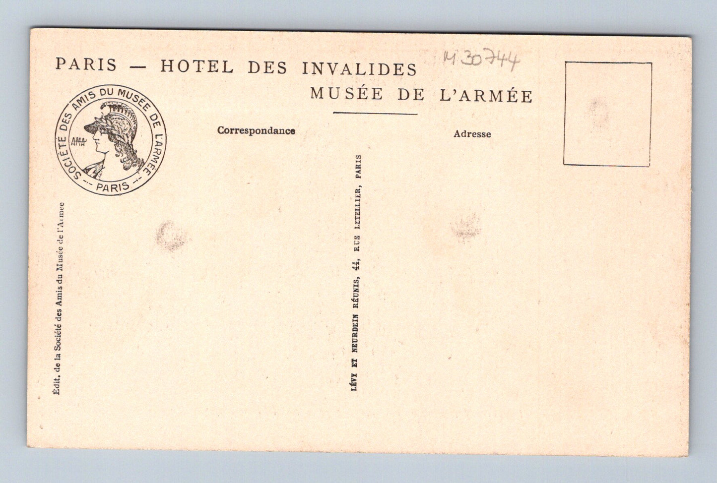 Pohlednice Francie Paříž Musée de lArmée socha Dragouni (M30744)